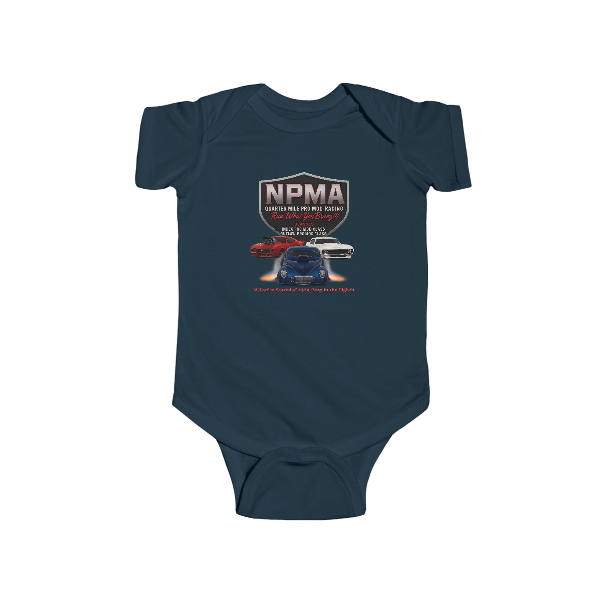 NPMA Infant Bodysuit - Cute Baby Outfit, Baby Shower Gift, Newborn Clothing, Infant Fashion, Car Lovers Gift
