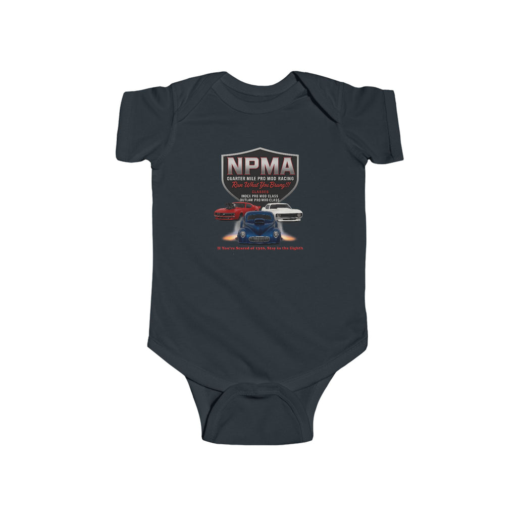 NPMA Infant Bodysuit - Cute Baby Outfit, Baby Shower Gift, Newborn Clothing, Infant Fashion, Car Lovers Gift