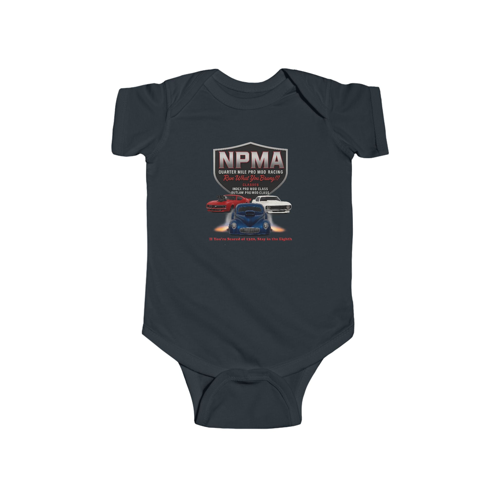NPMA Infant Bodysuit - Cute Baby Outfit, Baby Shower Gift, Newborn Clothing, Infant Fashion, Car Lovers Gift