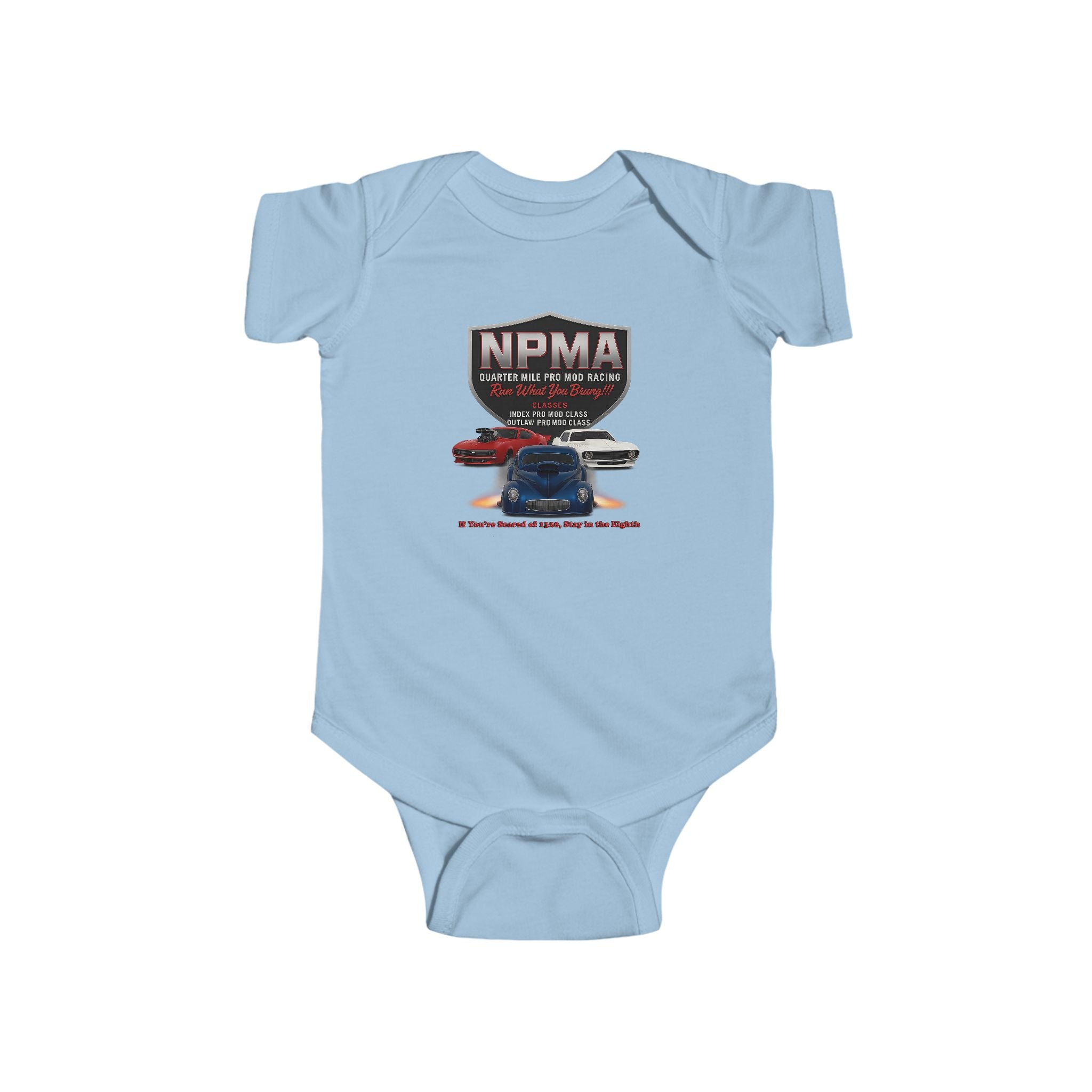 NPMA Infant Bodysuit - Cute Baby Outfit, Baby Shower Gift, Newborn Clothing, Infant Fashion, Car Lovers Gift