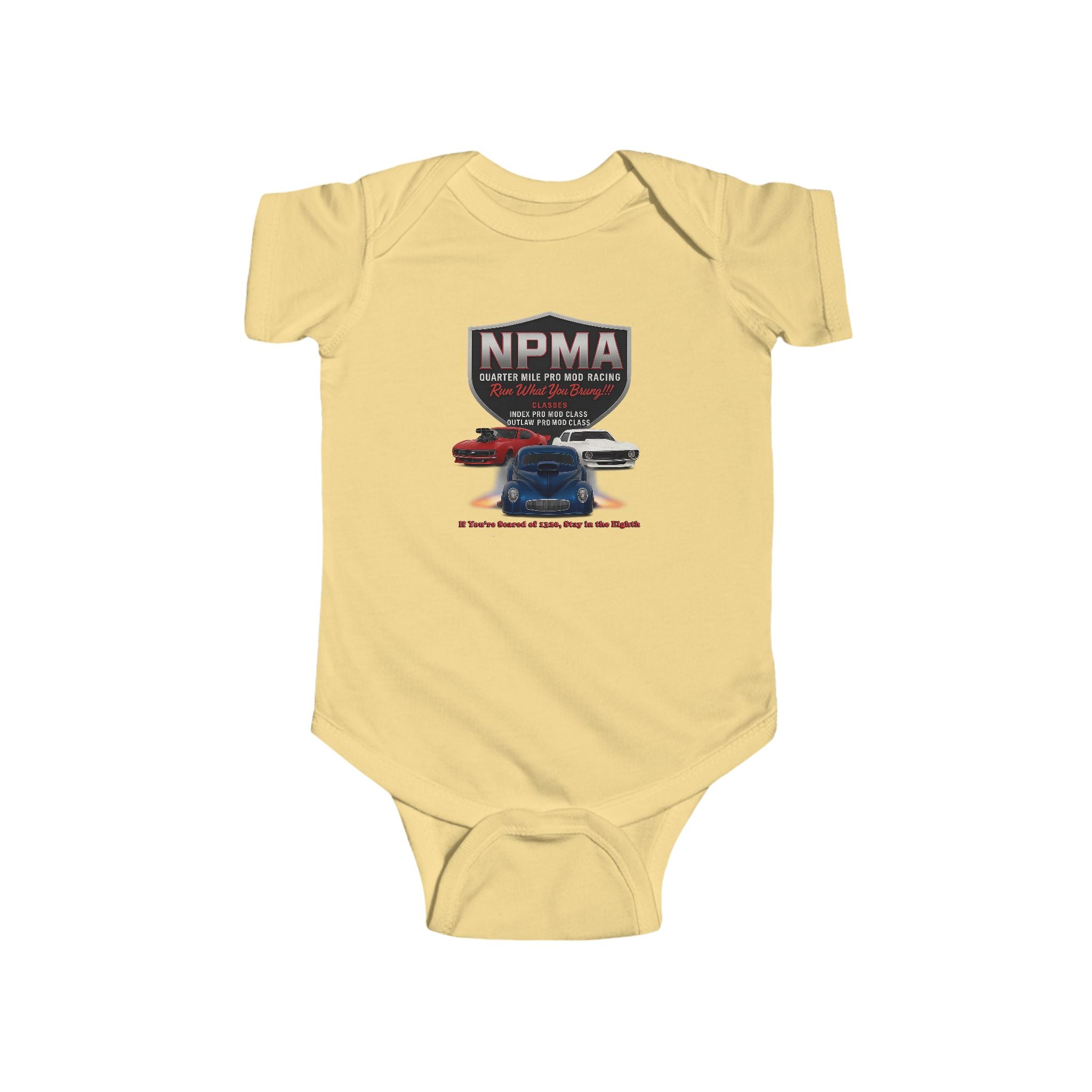 NPMA Infant Bodysuit - Cute Baby Outfit, Baby Shower Gift, Newborn Clothing, Infant Fashion, Car Lovers Gift