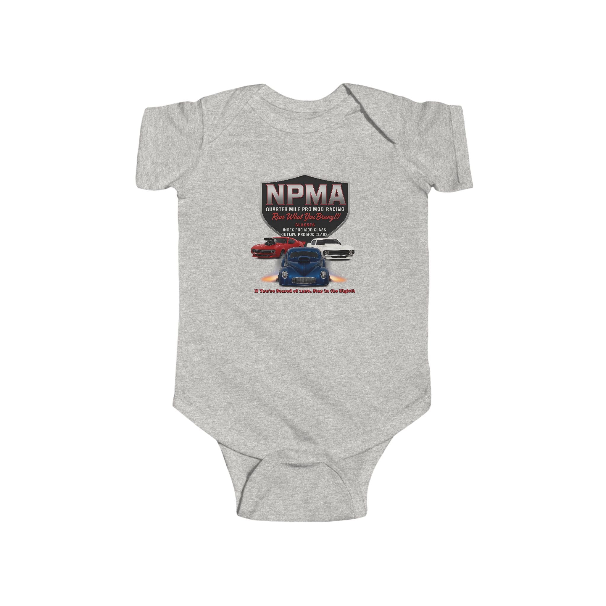 NPMA Infant Bodysuit - Cute Baby Outfit, Baby Shower Gift, Newborn Clothing, Infant Fashion, Car Lovers Gift