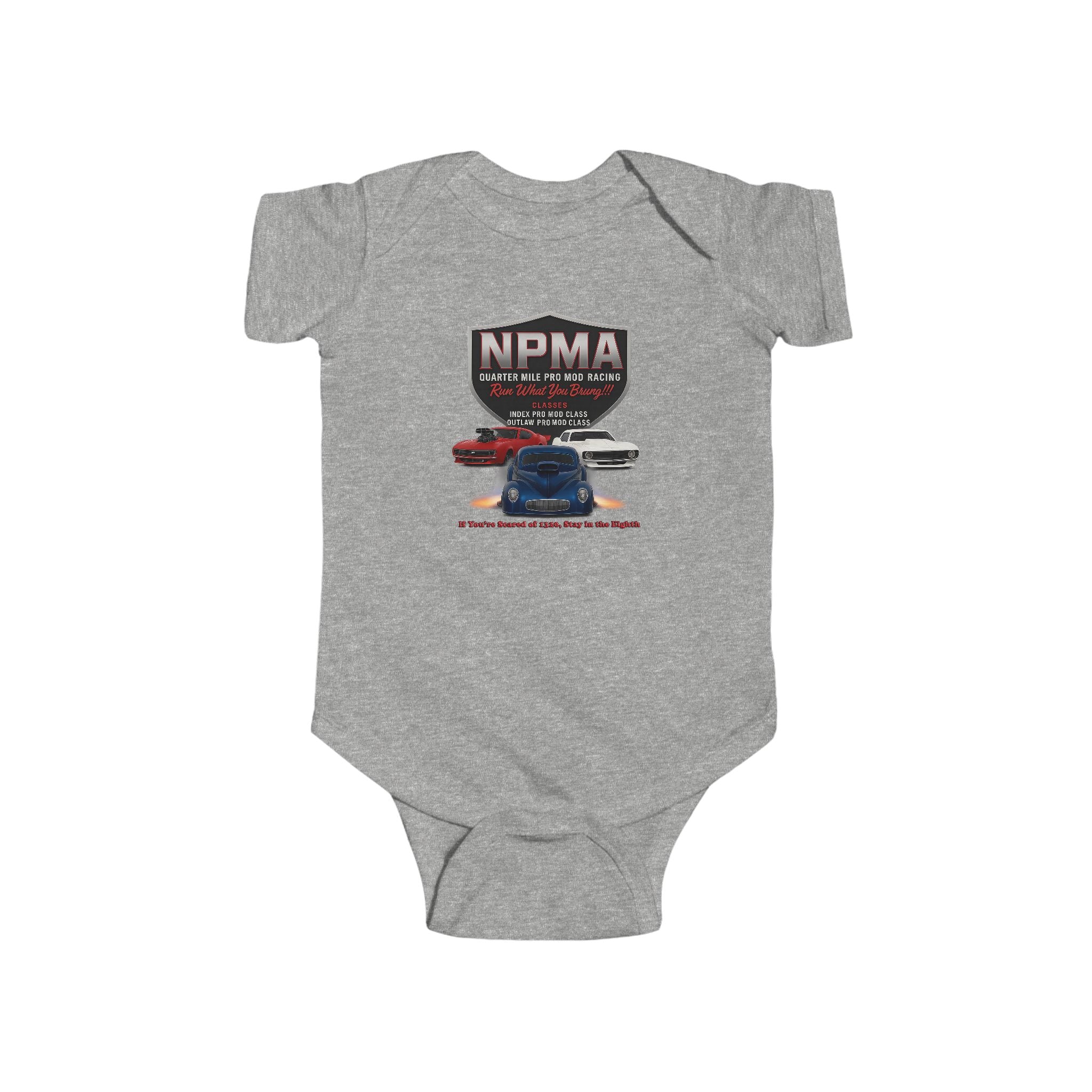 NPMA Infant Bodysuit - Cute Baby Outfit, Baby Shower Gift, Newborn Clothing, Infant Fashion, Car Lovers Gift