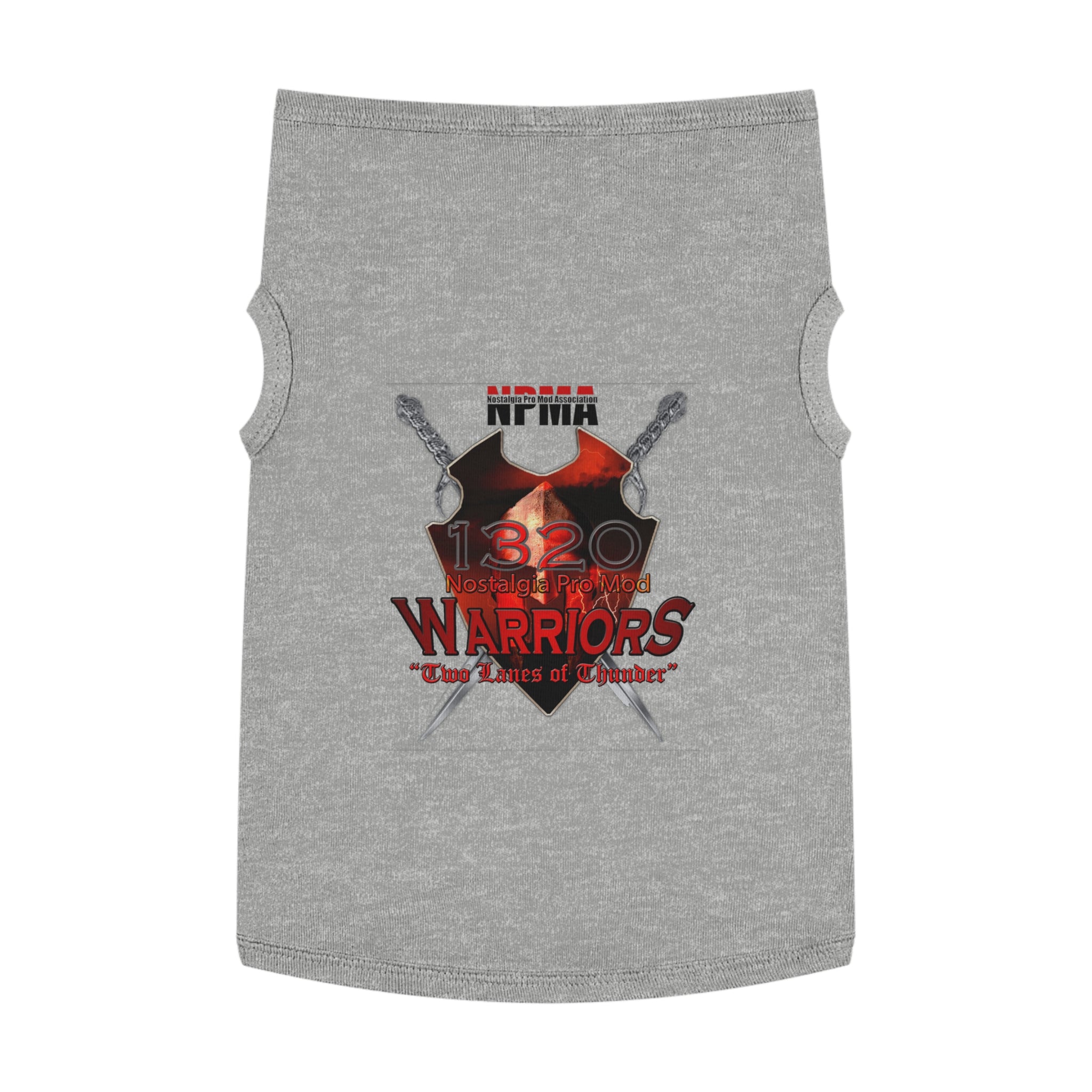 Custom Warrior Pet Tank Top - Perfect for Proud Pet Owners