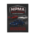 NPMA Racing Velveteen Plush Blanket – Cozy Throw for Racing Enthusiasts