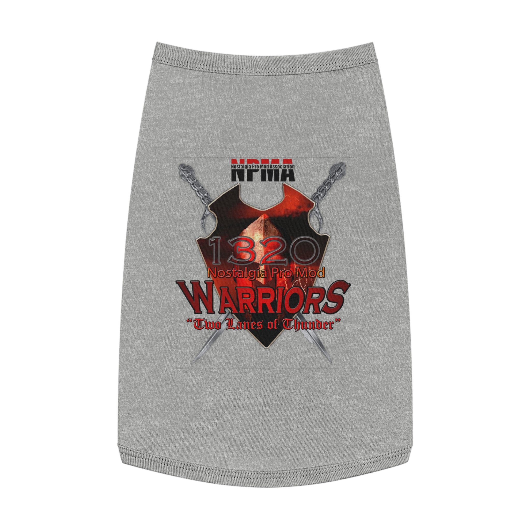 Custom Warrior Pet Tank Top - Perfect for Proud Pet Owners