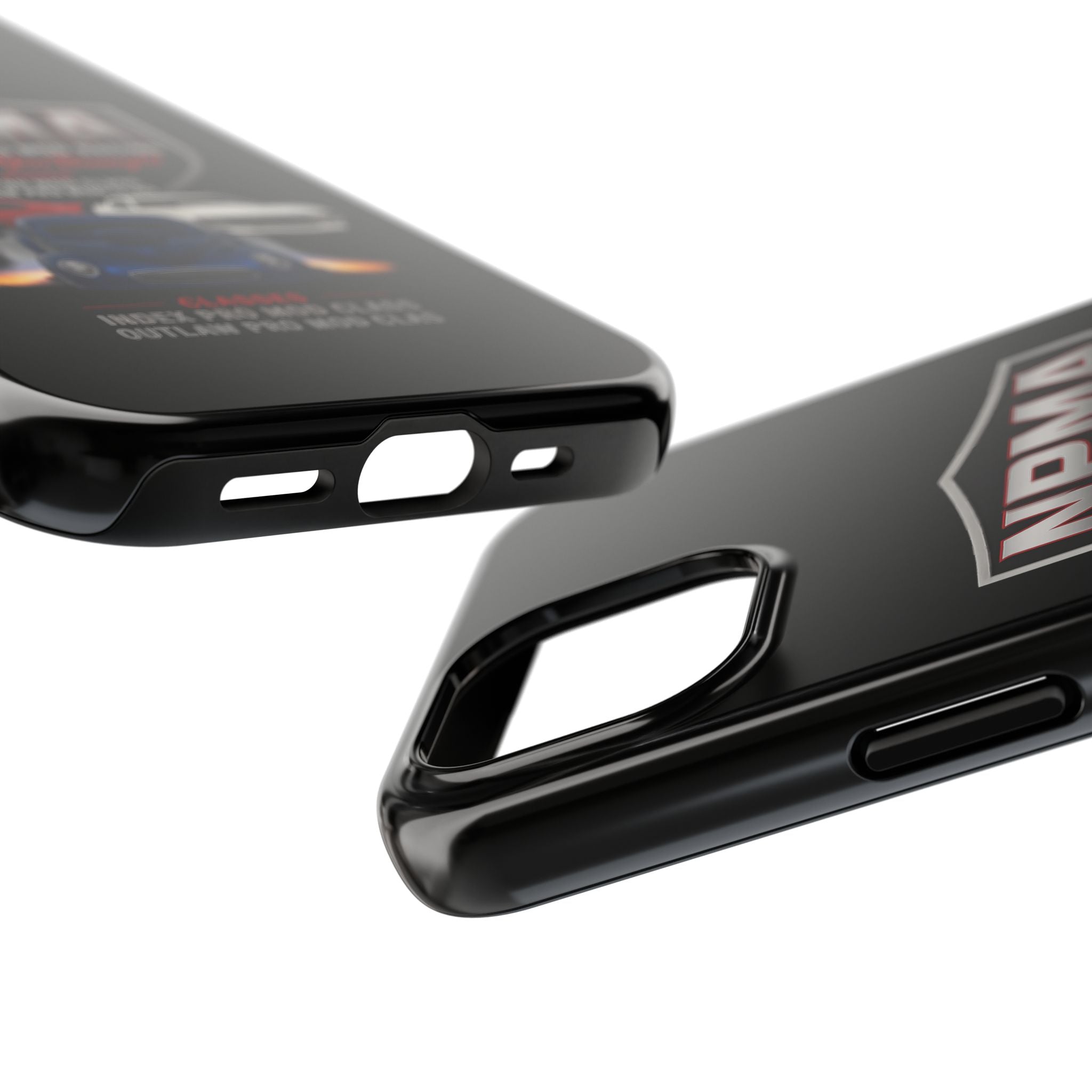 Racing-Themed Tough Phone Cases, Durable Phone Cover, Car Enthusiast Gift, Customizable Tech Accessories, NPMA Racing Merchandise