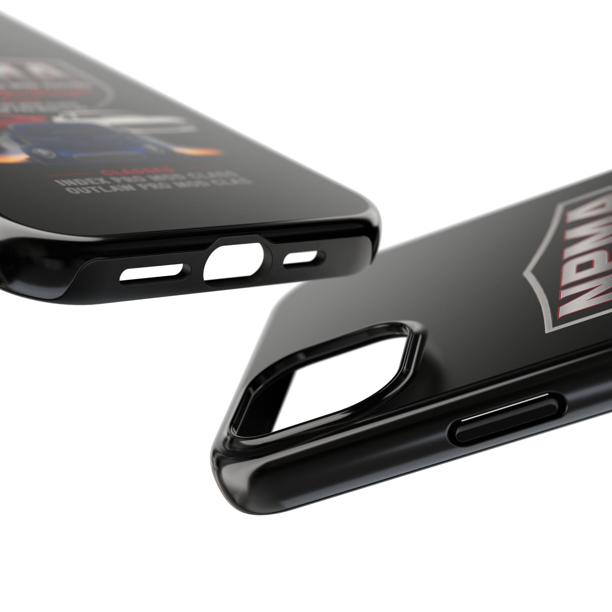 Racing-Themed Tough Phone Cases, Durable Phone Cover, Car Enthusiast Gift, Customizable Tech Accessories, NPMA Racing Merchandise
