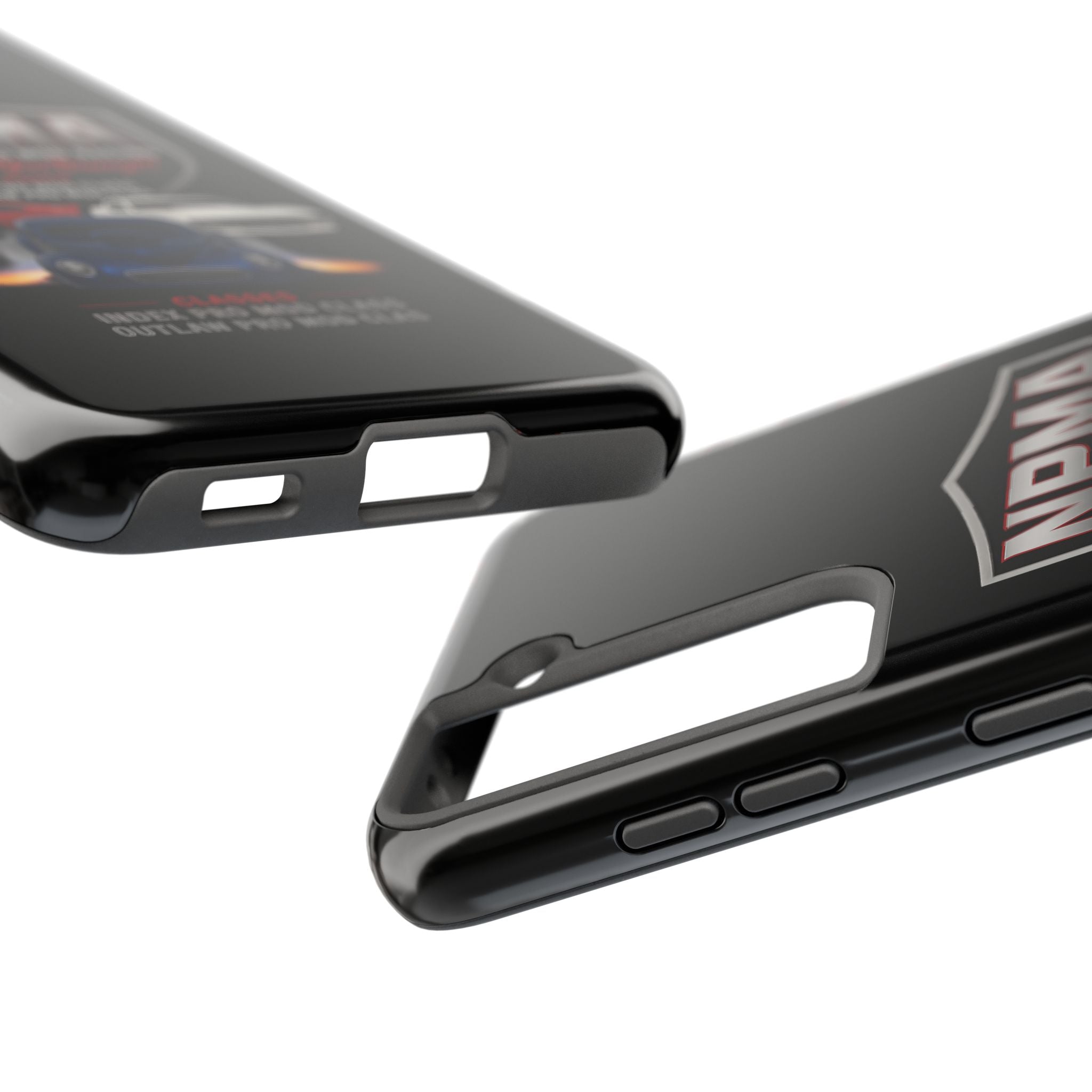 Racing-Themed Tough Phone Cases, Durable Phone Cover, Car Enthusiast Gift, Customizable Tech Accessories, NPMA Racing Merchandise