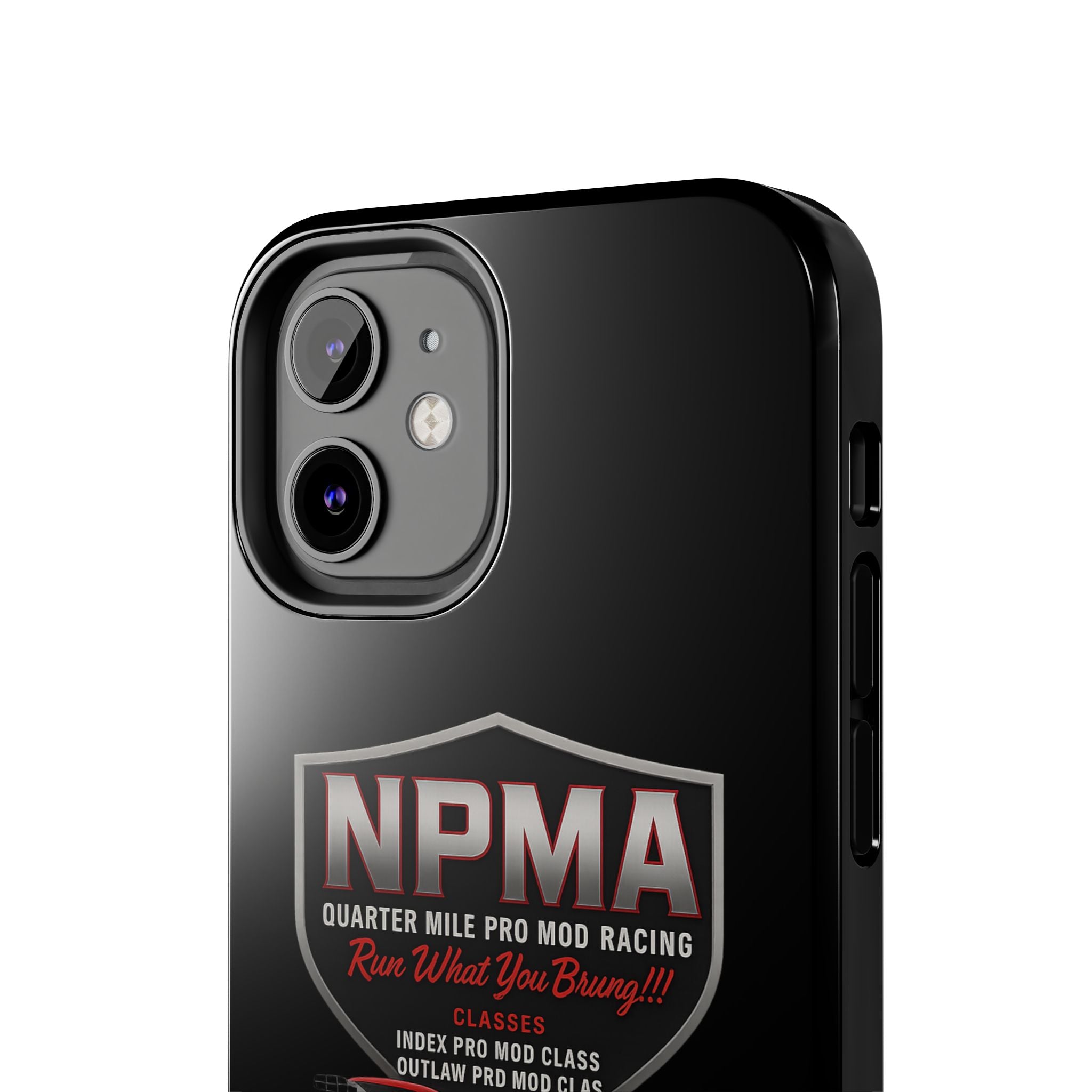 Racing-Themed Tough Phone Cases, Durable Phone Cover, Car Enthusiast Gift, Customizable Tech Accessories, NPMA Racing Merchandise